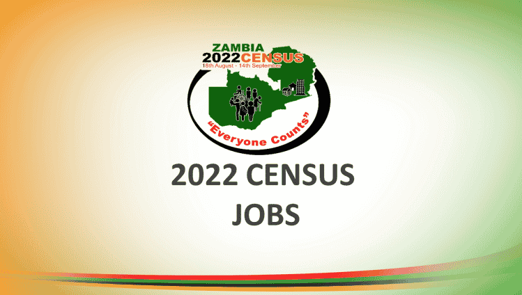 Zambia Census 2022 Jobs Online Application