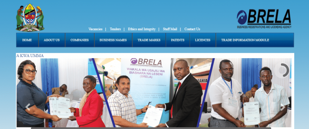 BRELA Online Registration System (ORS) | brela company registration | Sajili Kampuni Brela