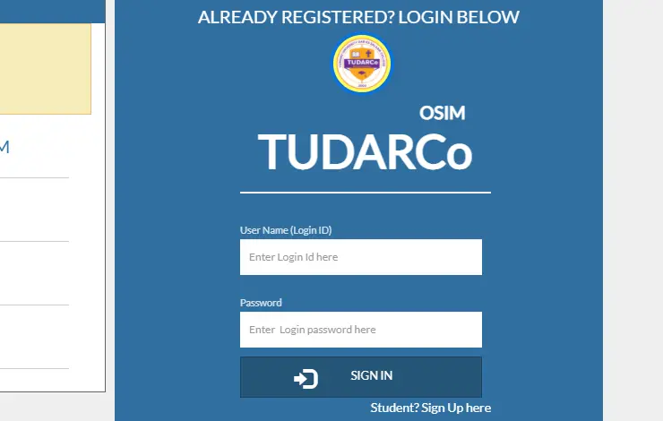 Tudarco Online Application
