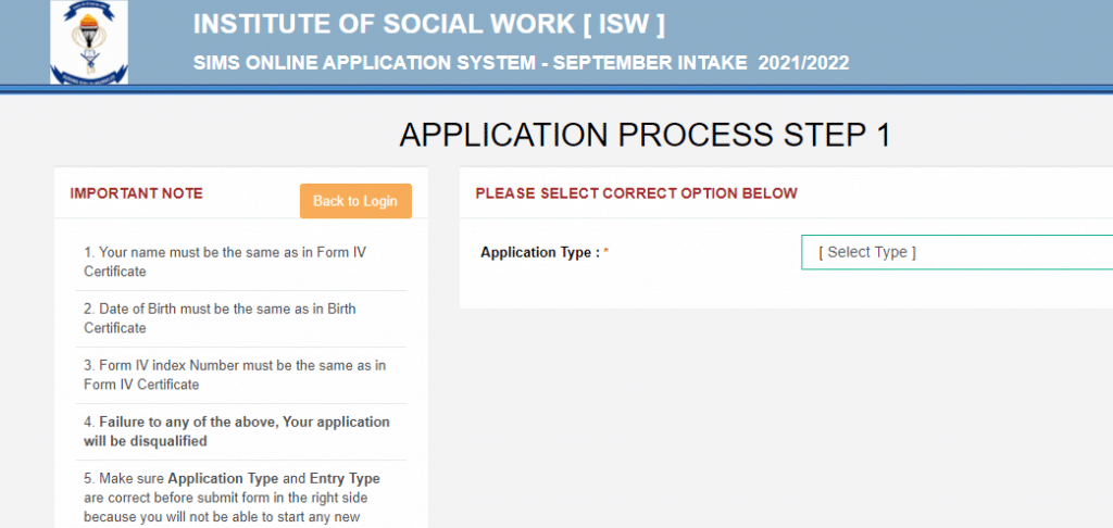 (OAS) ISW Online Application System 2022/2023