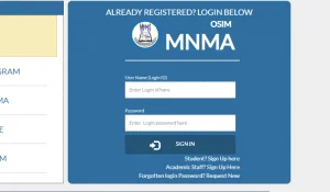 Mnma Online Application System