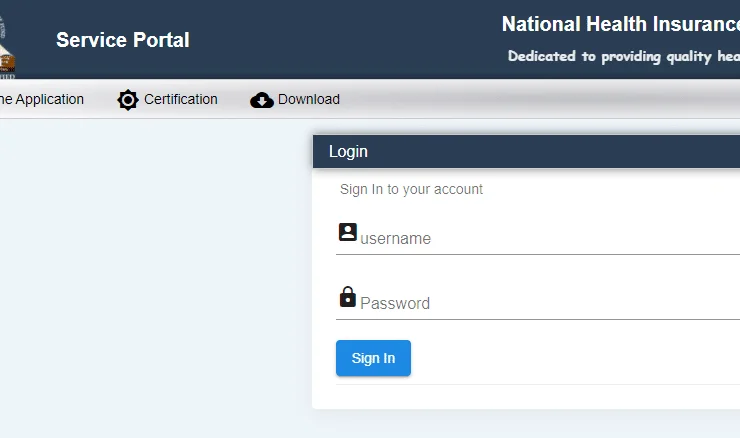 Nhif Self Service Portal Login
