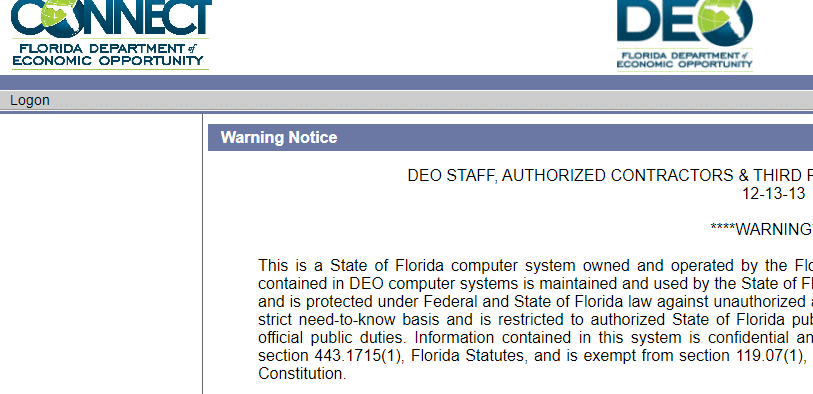 Florida Unemployment Login