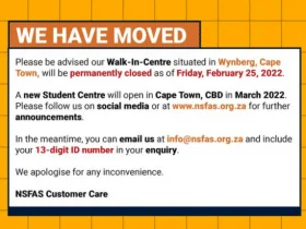 Nsfas Walk In Centre Moves To Cape Town