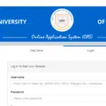 Udom Online Application System