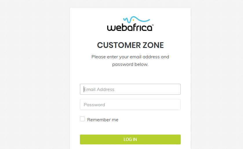 Webafrica Login