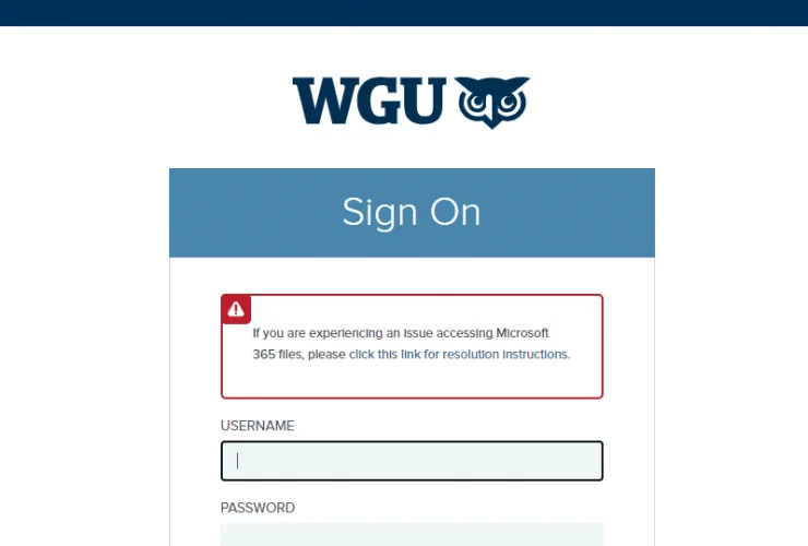 Wgu Student Portal