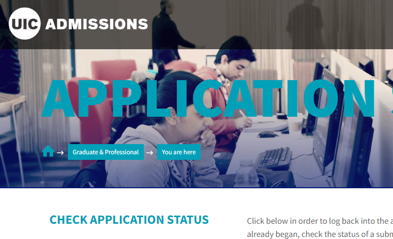 Uic Application Status