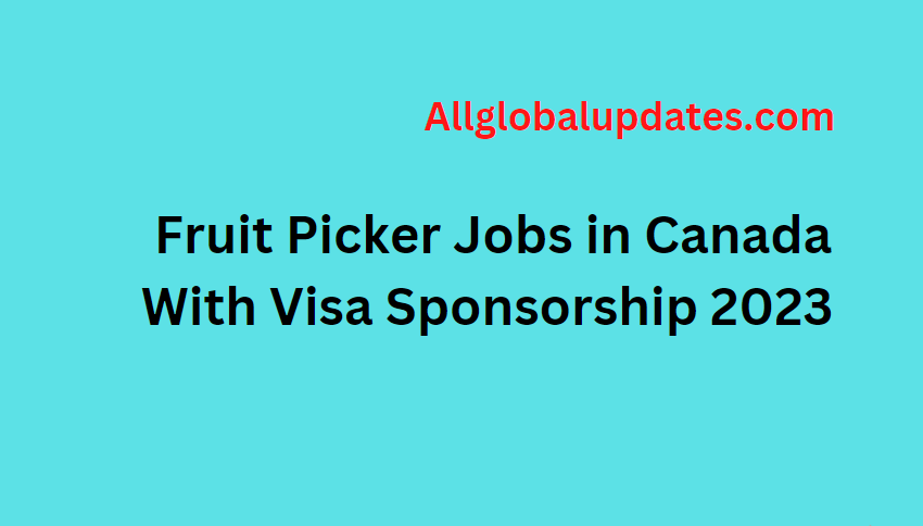 Fruit Picker Jobs In Canada With Visa Sponsorship