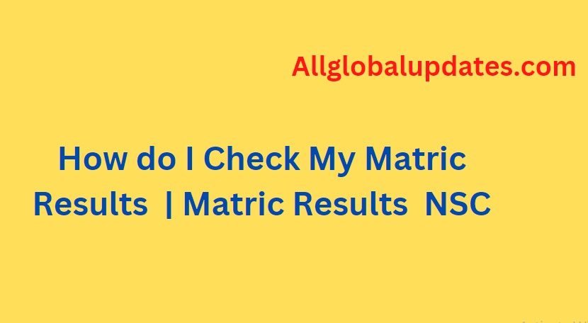 Matric Results