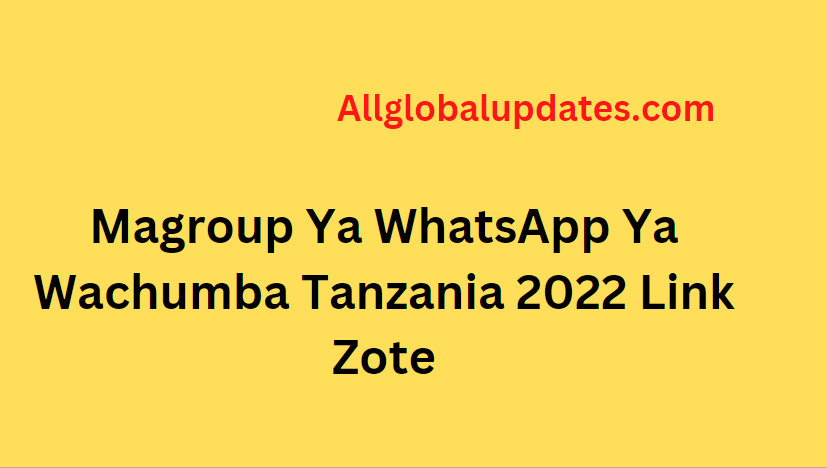 Magroup Ya Whatsapp Ya Wachumba Tanzania