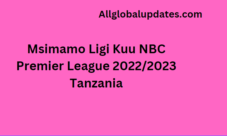 Msimamo Nbc Premier League 2022/2023