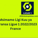 Msimamo Ligi Kuu Ya Ufaransa Ligue 1