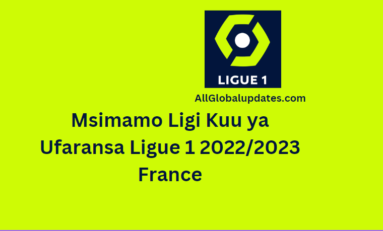 Msimamo Ligi Kuu Ya Ufaransa Ligue 1 