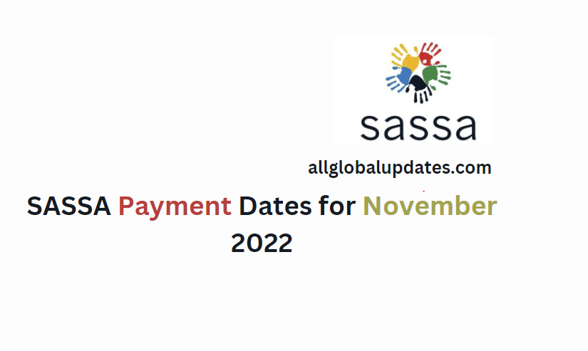 Sassa Grant Payment Dates For November