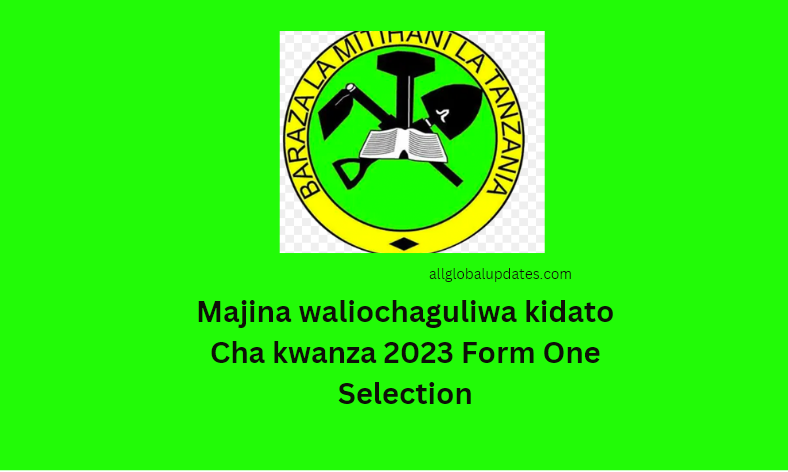 Majina Waliochaguliwa Kidato Cha Kwanza 2023