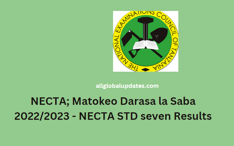 Necta; Matokeo Darasa La Saba 2022/2023 - Necta Std Seven Results