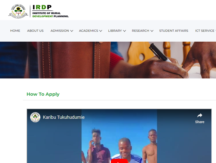 Irdp Application Form Online 2023
