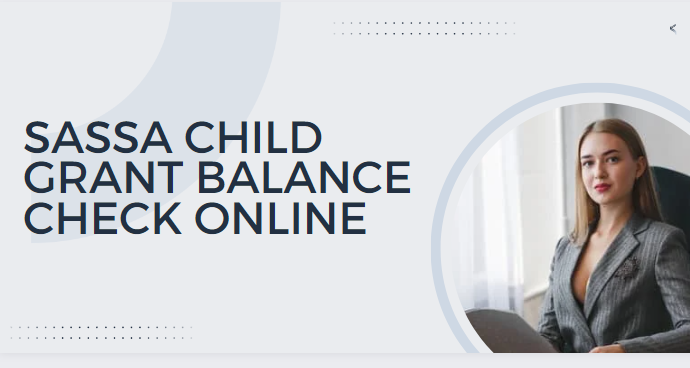 Sassa Child Grant Balance