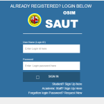 Saut Online Application