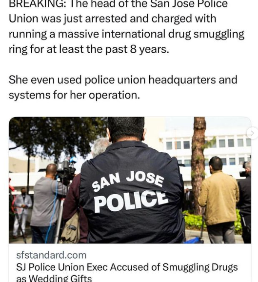 San Jose Police Union Arrested