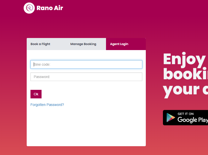 Rano Air Recruitment Portal